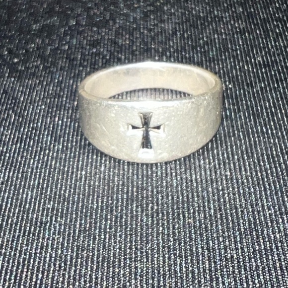 Vintage James Avery Crosslet Cross Cut Out Sterling Silver Ring SZ 5.5 - Picture 4 of 4